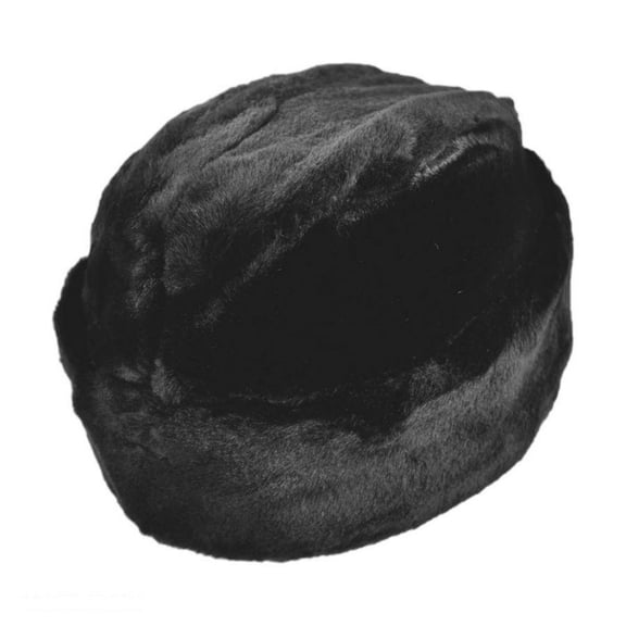 Cossack Faux Fur Hat - L - Black