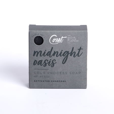 Cosset Midnight Oasis Cold Process Soap Bar for Adults, 5 oz