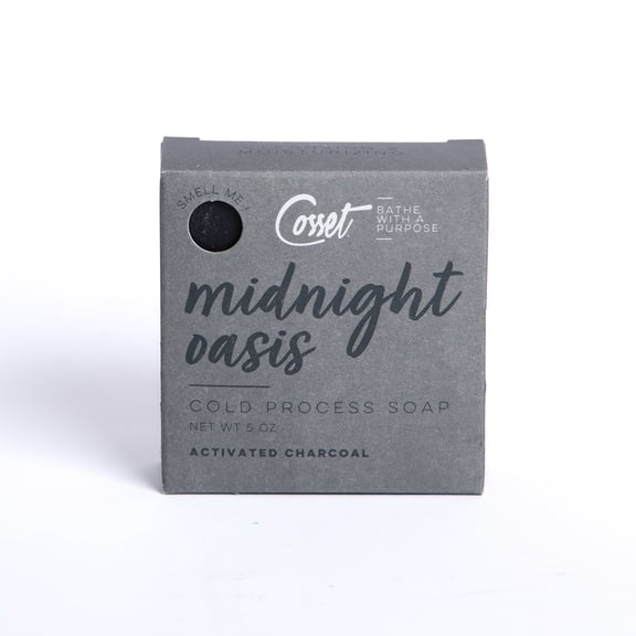 Cosset Midnight Oasis Cold Process Soap Bar for Adults, 5 oz