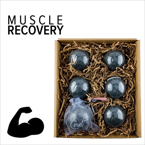 Cosset Therapy Bomb 6-Pack - Apocalypse, Therapeutic Bath Bombs for Muscle Aches and Increased Circulation, 9.6oz Each
