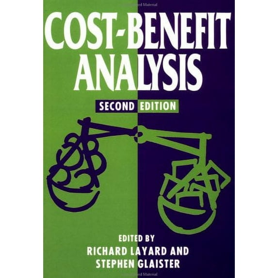 Pre-Owned Cost-Benefit Analysis Paperback Layard, Richard