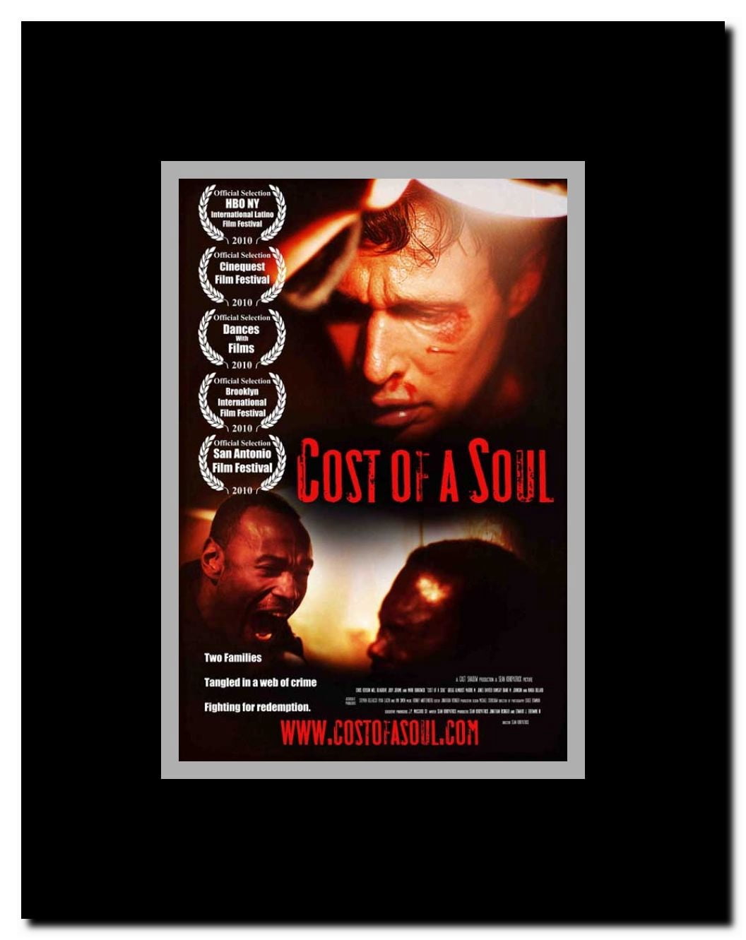 Cost of a Soul Framed Movie Poster