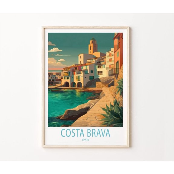 Costa Brava Spain Coastal Village Home Decor