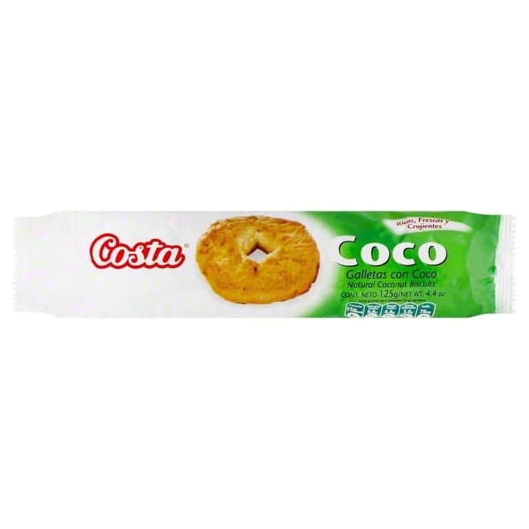Costa, Coconut Biscuits/Galletas de Coco, 4.4 oz - Walmart.com