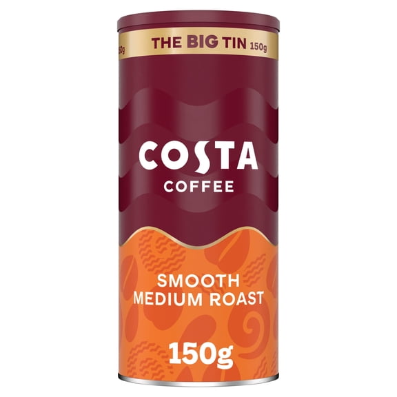 Costa Coffee Smooth Medium Roast instant 150g, Imported from Britain