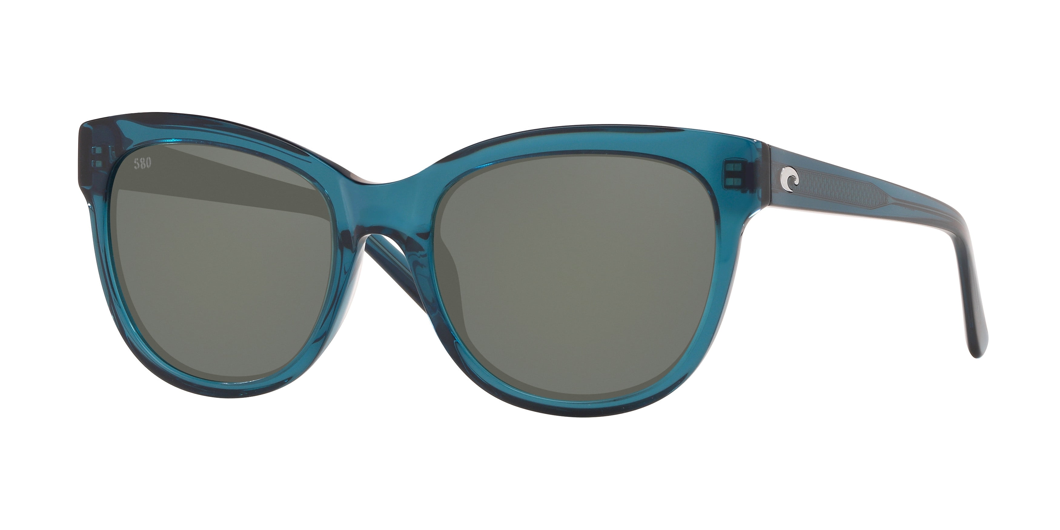 Costa Del Mar Bimini 580G Sunglasses Shiny Deep Teal Crystal 