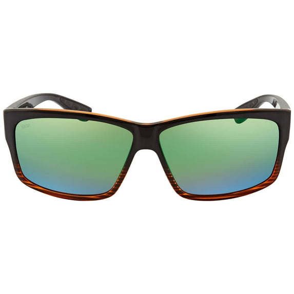Costa Del Mar Cut Coconut Fade 580P Green Plastic Lenses Sunglasses UT52 OGMP