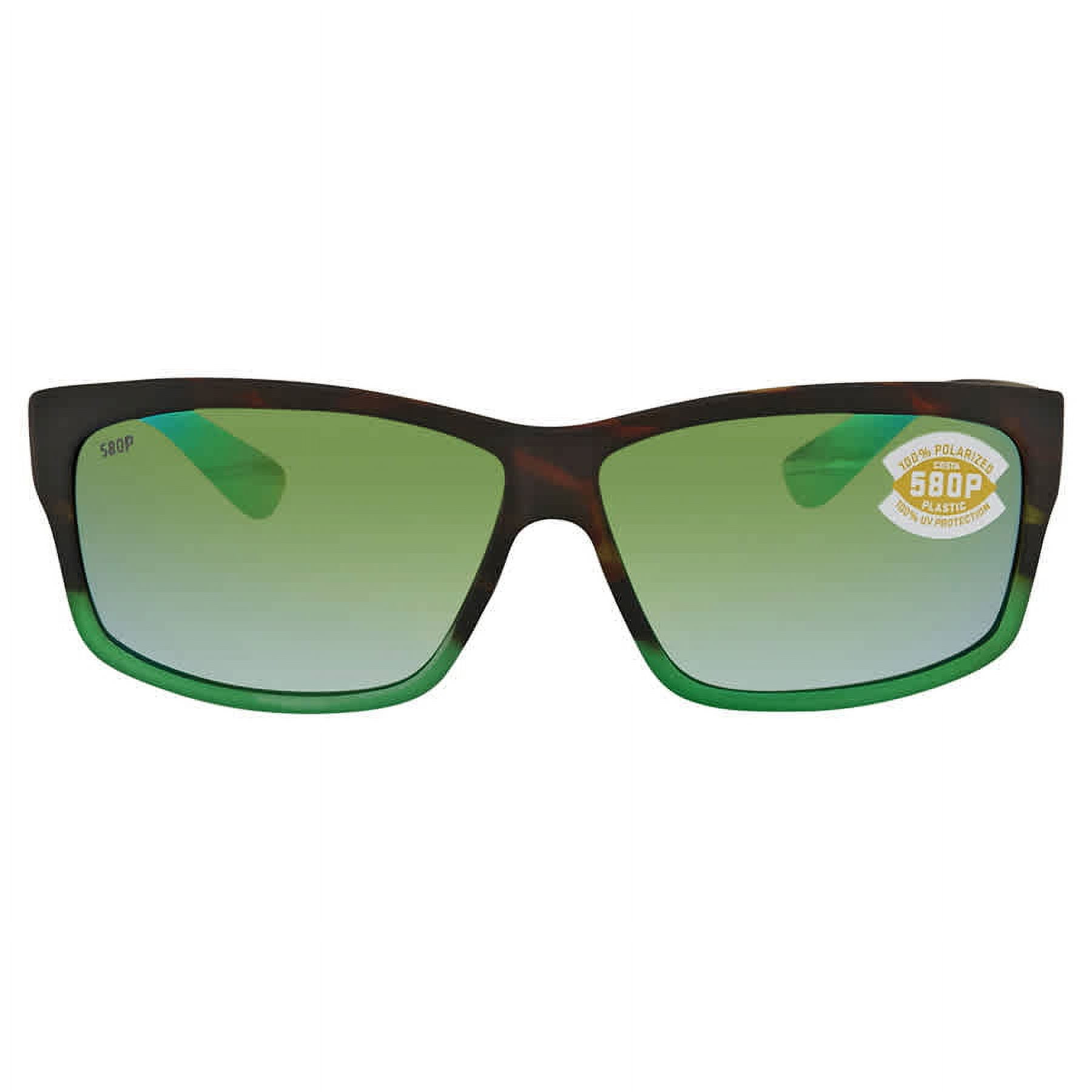 Costa Del Mar Cut Green Mirror Polarized Polycarbonate Men's Sunglasses UT  77 OGMP 60 