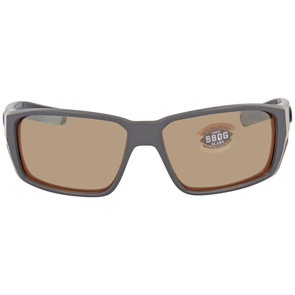 Costa Del Mar FANTAIL PRO Copper Silver Mirror Polarized Glass Men's  Sunglasses 06S9079 907911 60