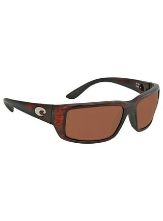 Costa Del Mar Men's Fantail Pro Fishing and Watersports Rectangular  Sunglasses