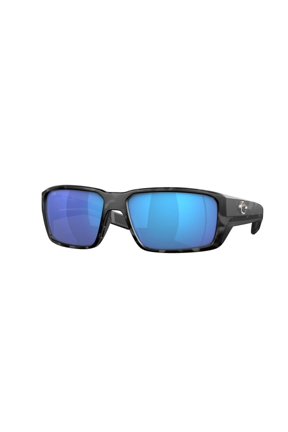 Fantail Pro Blue Mirror Rectangular Men's Sunglasses 6S9079 907913 60