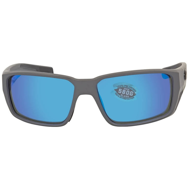 Costa Del Mar Fantail Pro Men's Full Rim Sunglasses, Rectangle