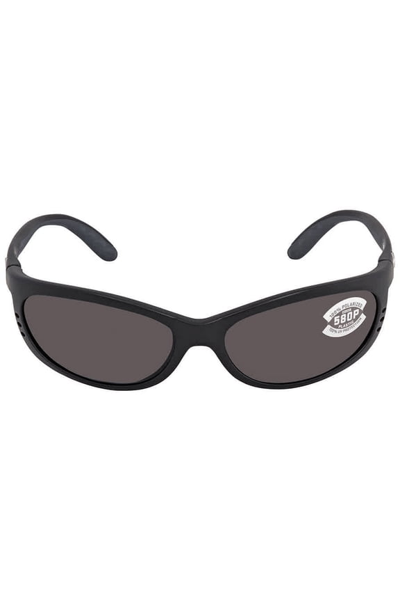 Sunglasses Costa Del Mar 06 S 9058 905803 Fathom 11 Matte Black Gray 580