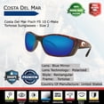 thumbnail image 1 of Costa Del Mar Fisch C-Mate Tortoise Sunglasses, 1 of 6