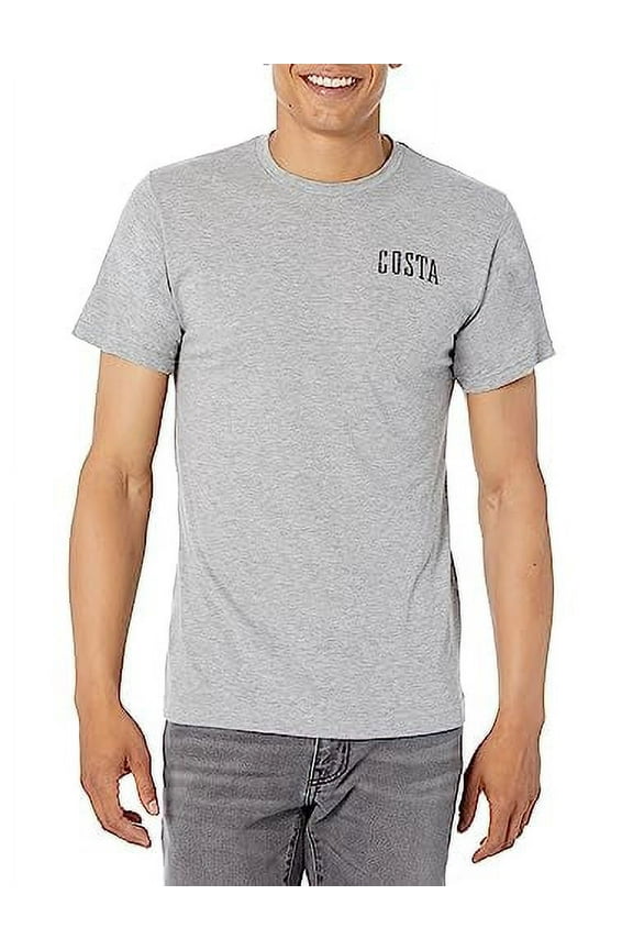 Del Mar Fury Blend Short Sleeve T Shirt, Heather Gray, Small