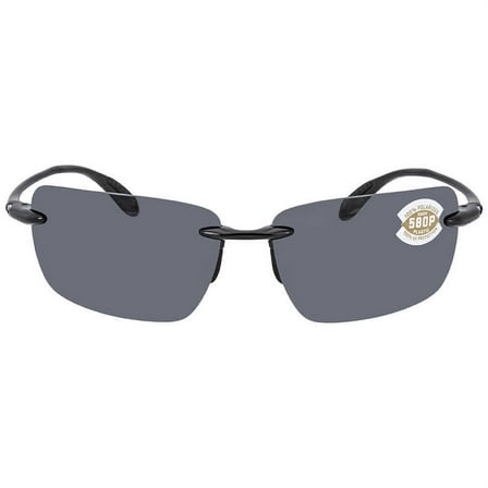 Costa Del Mar Gulf Shore Gray Polarized Plastic X-Large Fit Sunglasses GSH 11 OGP