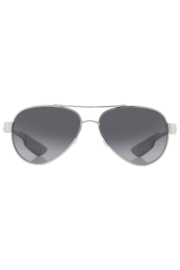 Loreto Grey Gradient Polarized Glass Pilot Ladies Sunglasses 6S4006 400634 56