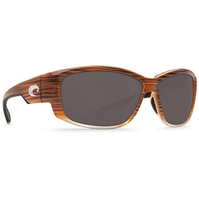 Costa Del Mar Luke Wood Fade Rectangular Sunglasses
