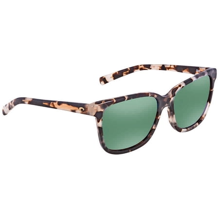 Costa Del Mar May Polarized Green Mirror Medium Fit Sunglasses
