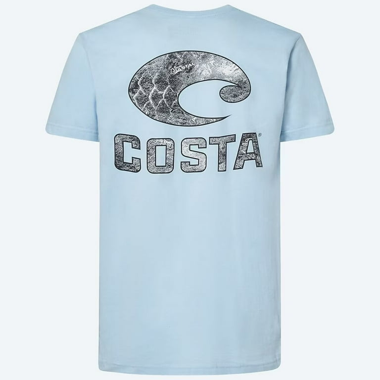 Costa Del Mar Men's Mossy Oak Coastal Short Sleeve T-Shirt, Light