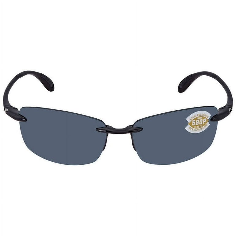 Costa Del Mar Ballast Sunglasses, Black/Gray