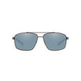 thumbnail image 1 of Costa Del Mar Men's Flagler Rectangular Sunglasses, Shiny Gunmetal/Grey Silver Mirrored Polarized 580P, 62 mm, 1 of 1