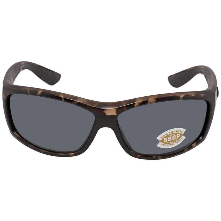 Costa Del Mar Men's Saltbreak Polarized Rectangular Sunglasses