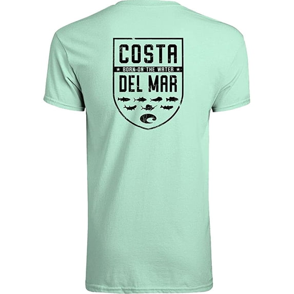Costa Del Mar Men's Species Shield Short Sleeve T Shirt, Chill, Large