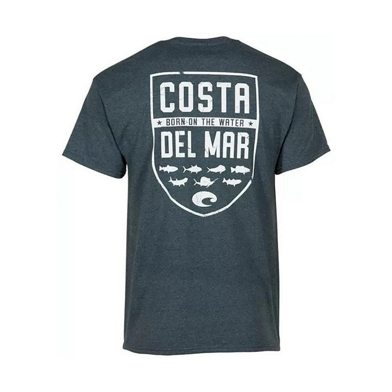 Costa Del Mar Men's Species Shield Short Sleeve T Shirt, Dark