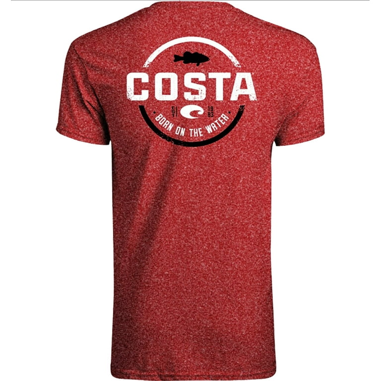 Costa Del Mar Men's Technical Insignia Bass Short Sleeve T-Shirt