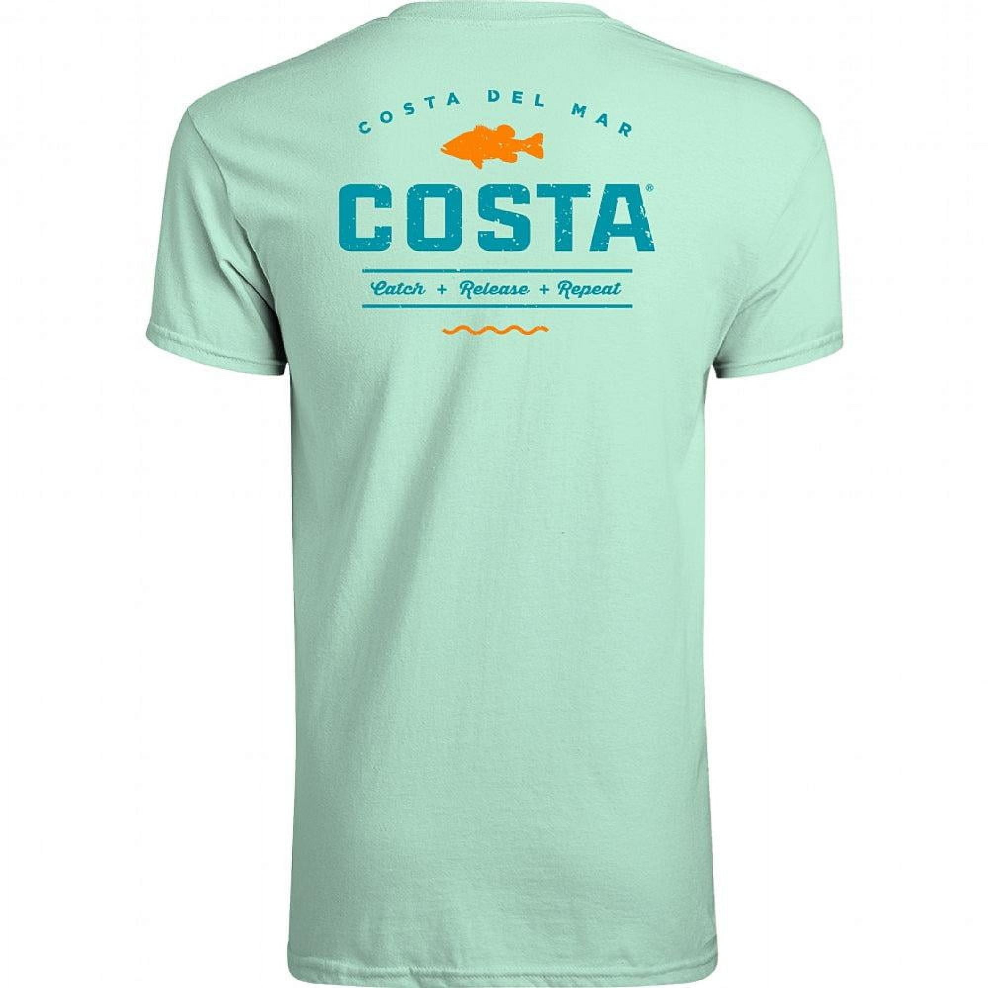 Costa Del Mar Men's Topwater Short Sleeve T Shirt, Chill, Large