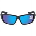 thumbnail image 1 of Costa Del Mar Tuna Alley TA01 OBMGLP Matte Black/Blue 580G Polarized Sunglasses, 1 of 4