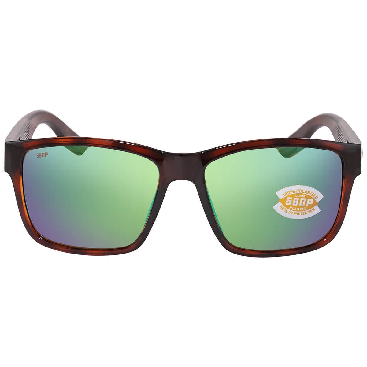 Costa Del Mar PAUNCH Green Mirror Polarized Polycarbonate Men's Sunglasses 6S9049 904906 57