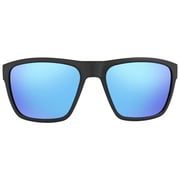 Costa Del Mar Sunglasses for Men - Paunch XL Mens Polarized Sunglasses Fishing, Boating & Beach UV Protection - Matte Black/Blue Mirror 580G - Size 59