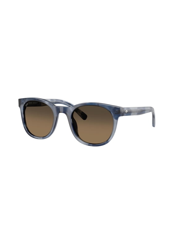Polarized Sunglasses Unisex - Middles Womens & Mens Sunglasses - Fishing, Boating & Beach UV Protection - Somos Blue Tortoise/Copper Gradient 580G, Size 51