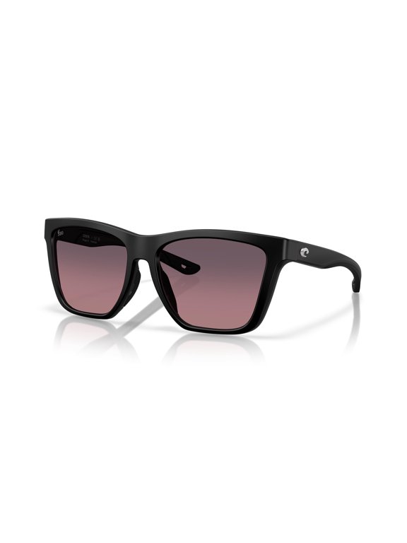 Polarized Sunglasses Womens - Panga II Designer Sunglasses For Women with 100% UV Protection - Size 57 - Matte Black/Rose Gradient 580G