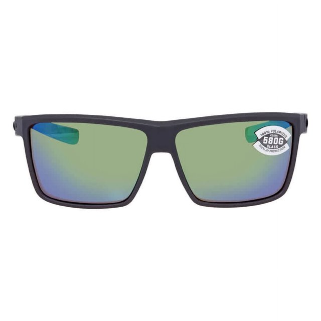 Costa Del Mar RINCONCITO Green Mirror Polarized Glass Men's Sunglasses