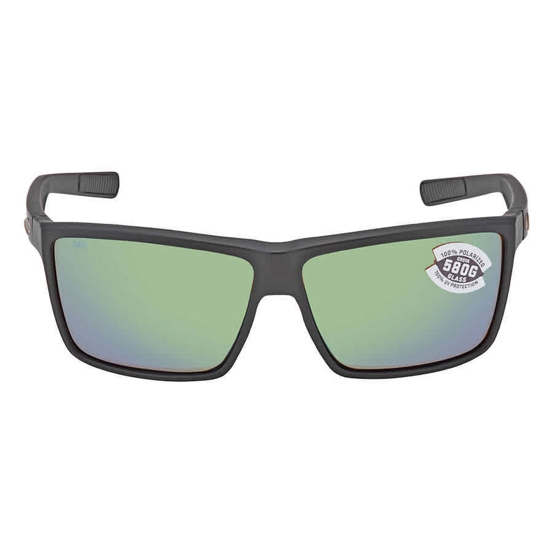 Costa Del Mar RINCONCITO Green Mirror Polarized Glass Rectangular Men's Sunglasses RIC 11 OGMGLP 60 Costa Del Mar RINCONCITO Green Mirror Polarized Glass Rectangular Men's Sunglasses RIC 11 OGMGLP 60