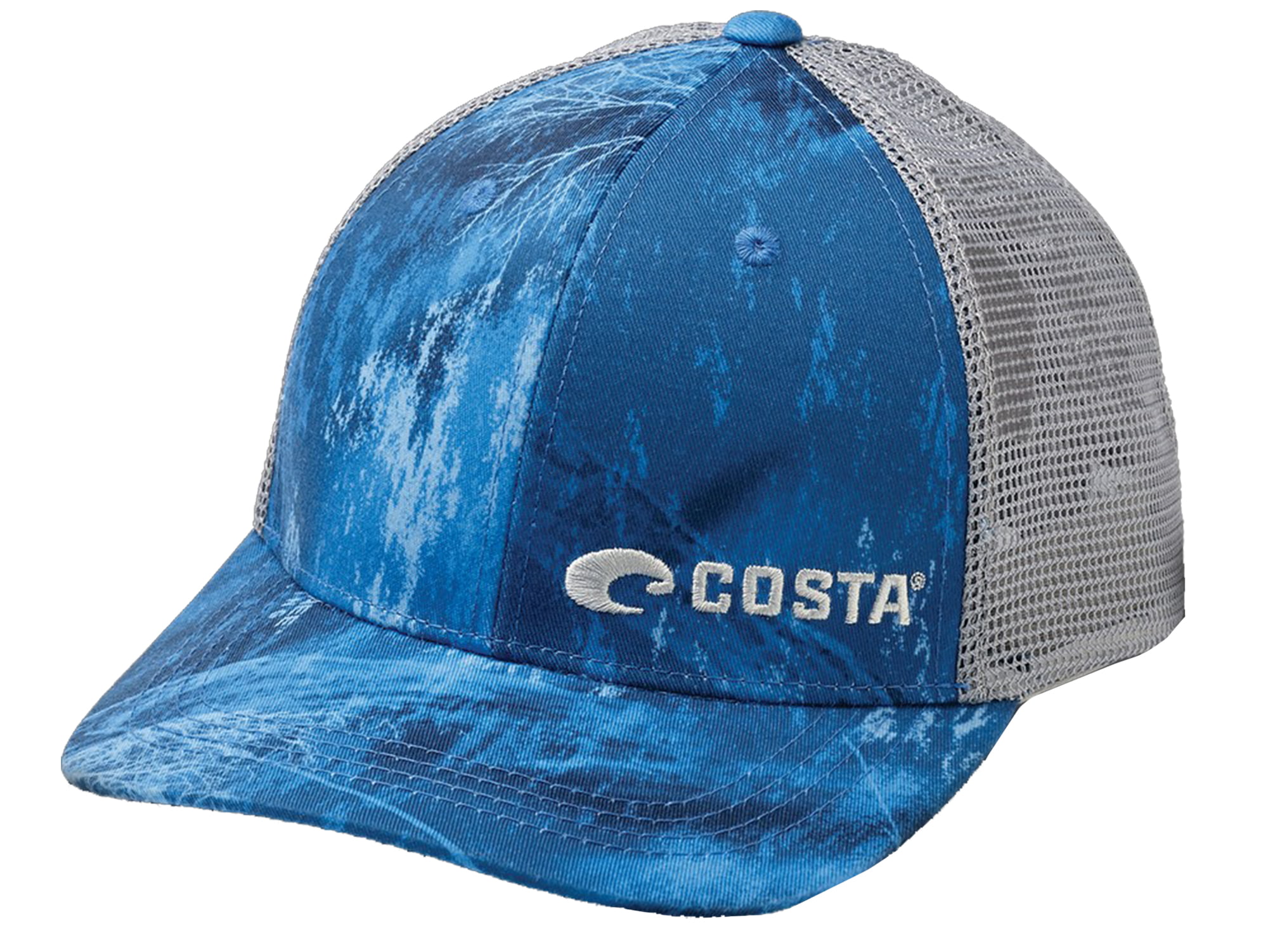 Costa Del Mar Real Tree Fishing Camo Mesh Hat-Blue 