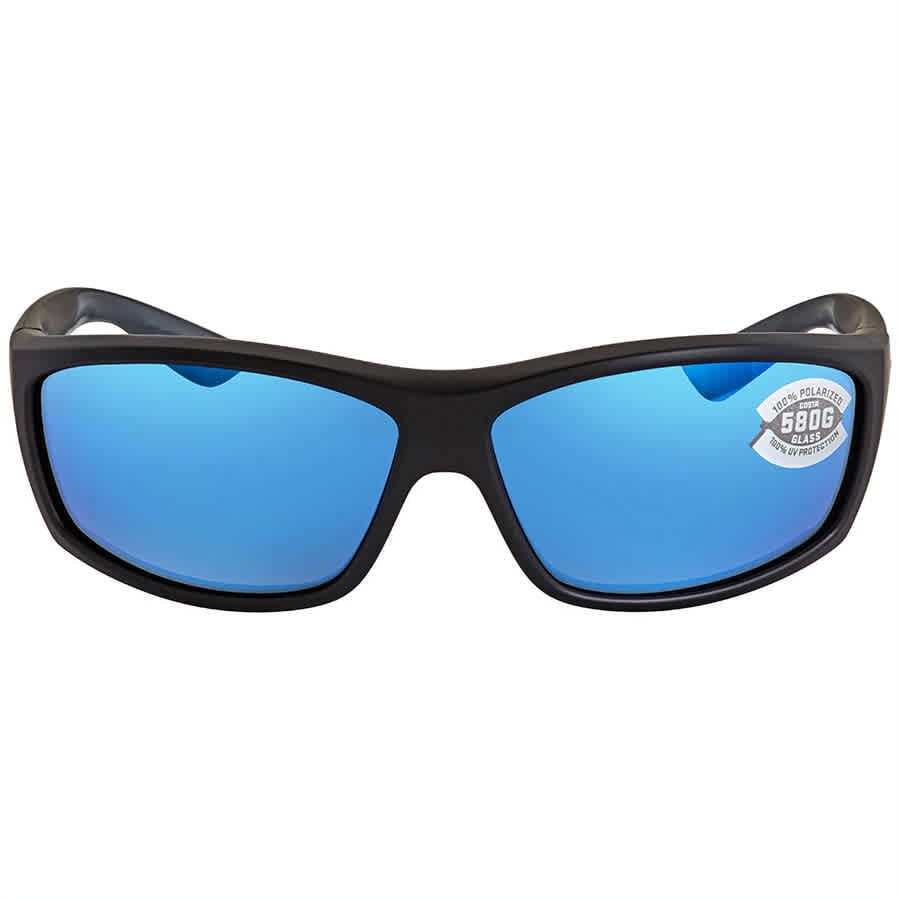 Suradam Afbestille notifikation Costa Del Mar SALTBREAK Blue Mirror Polarized Glass Men's Sunglasses BK 11  OBMGLP 65 - Walmart.com