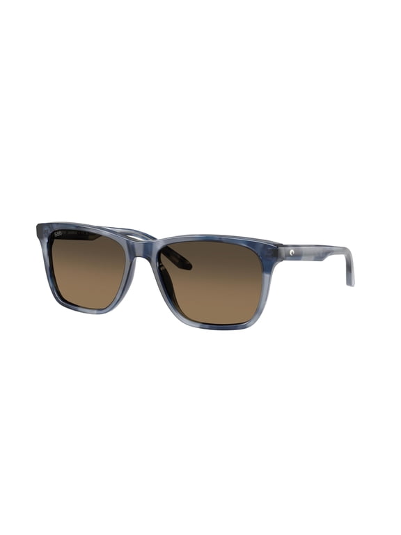 Sunglasses for Men - Gravels Mens Polarized Sunglasses - Fishing, Boating & Beach UV Protection - Somos Blue Tortoise/Copper Gradient 580G, Size 57
