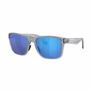 Costa Del Mar Sunglasses For Men - Los Alijos Mens Polarized Sunglasses - Fishing, Boating & Beach UV Protection - Size 59 - Gray Crystal/Blue Mirror 580G