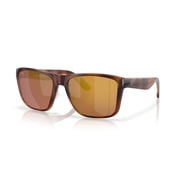 Costa Del Mar Sunglasses For Men - Los Alijos Mens Polarized Sunglasses - Fishing, Boating & Beach UV Protection - Size 59 - Tortoise/Gold Mirror 580G