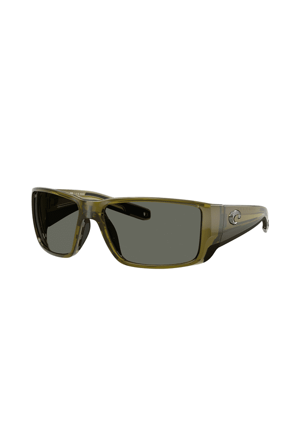Sunglasses for Men - Blackfin PRO Mens Polarized Sunglasses - Fishing, Boating & Beach UV Protection - Size 60 - Seagrass/Gray 580G