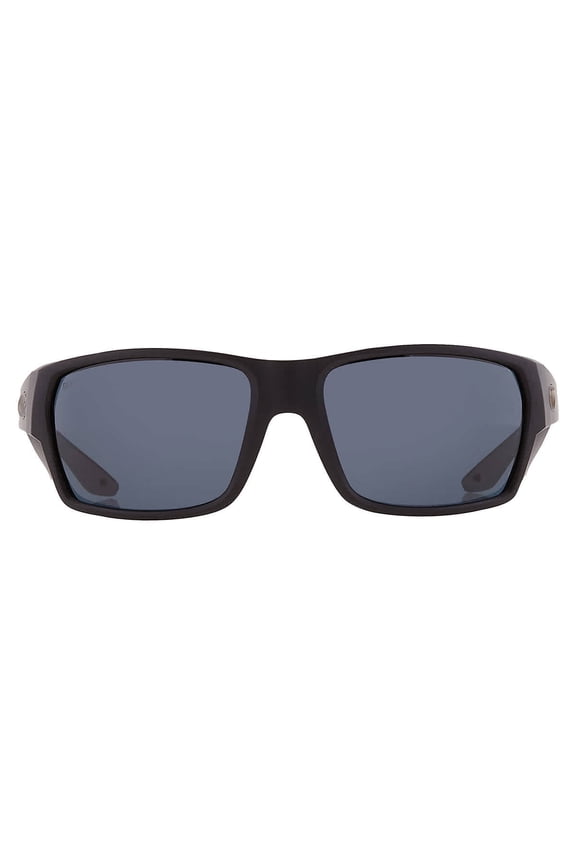 Tailfin Grey Polarized Polycarbonate Rectangular Men's Sunglasses 6S9113 911306 60