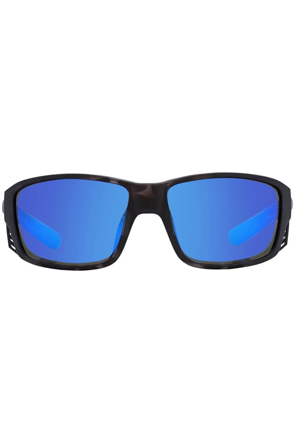 Tuna Alley Pro Blue Mirror Polarized Glass Men's Sunglasses 6S9105 910513 60