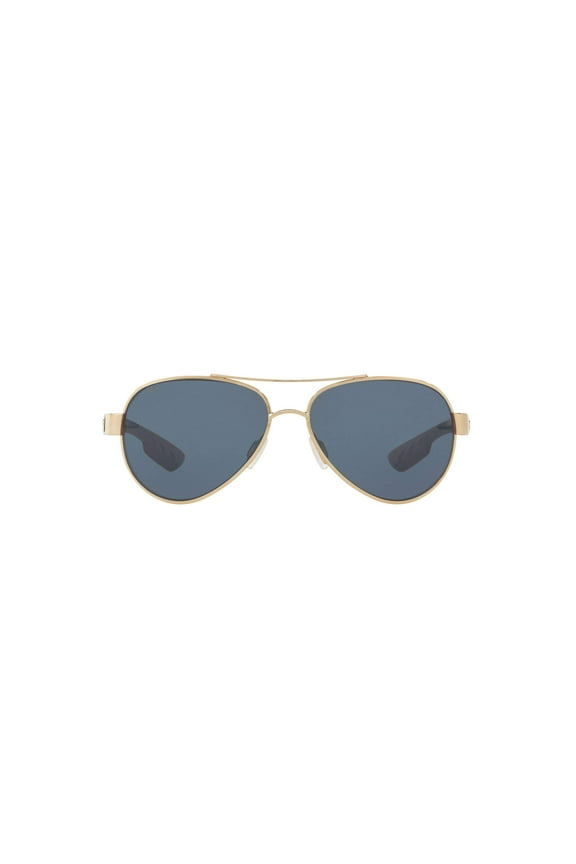 Womens Loreto Polarized Aviator Sunglasses - Rose Gold/Gray - 56 mm