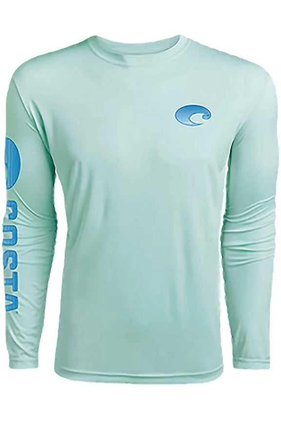 Del Mar Womens Tech Crew Performance Long Sleeve Shirt