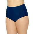thumbnail image 1 of Costa Del Sol Navy High-Waist Tummy Control Bikini Hipster Bottom Swimwear Plus Size 3X, 1 of 5