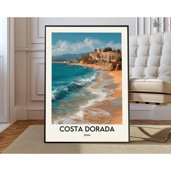 Costa Dorada Spain Mediterranean Coast Wall Art Travel Photo Print Unframed Paper Print